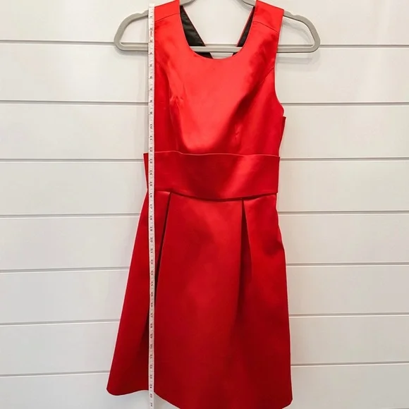 Red Satin Dress - Picture 3 of 5